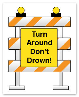 Turn Around Sign