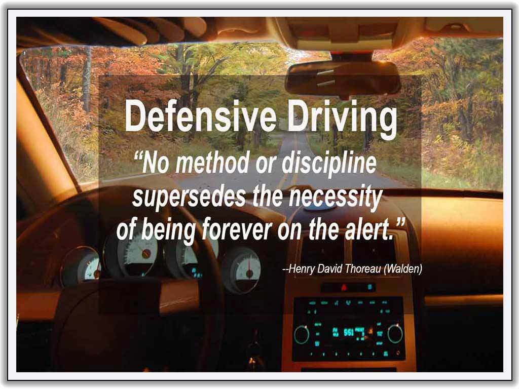 Drive Defensively