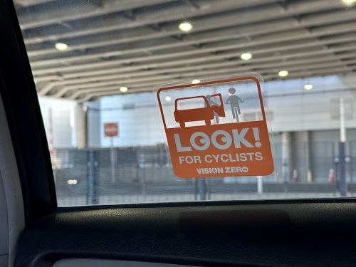 Look For Cyclists Sign