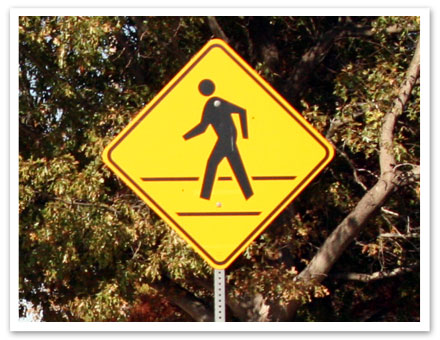 Pedestrian Crossing Sign