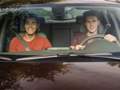 Teen Driver Behind the Wheel
