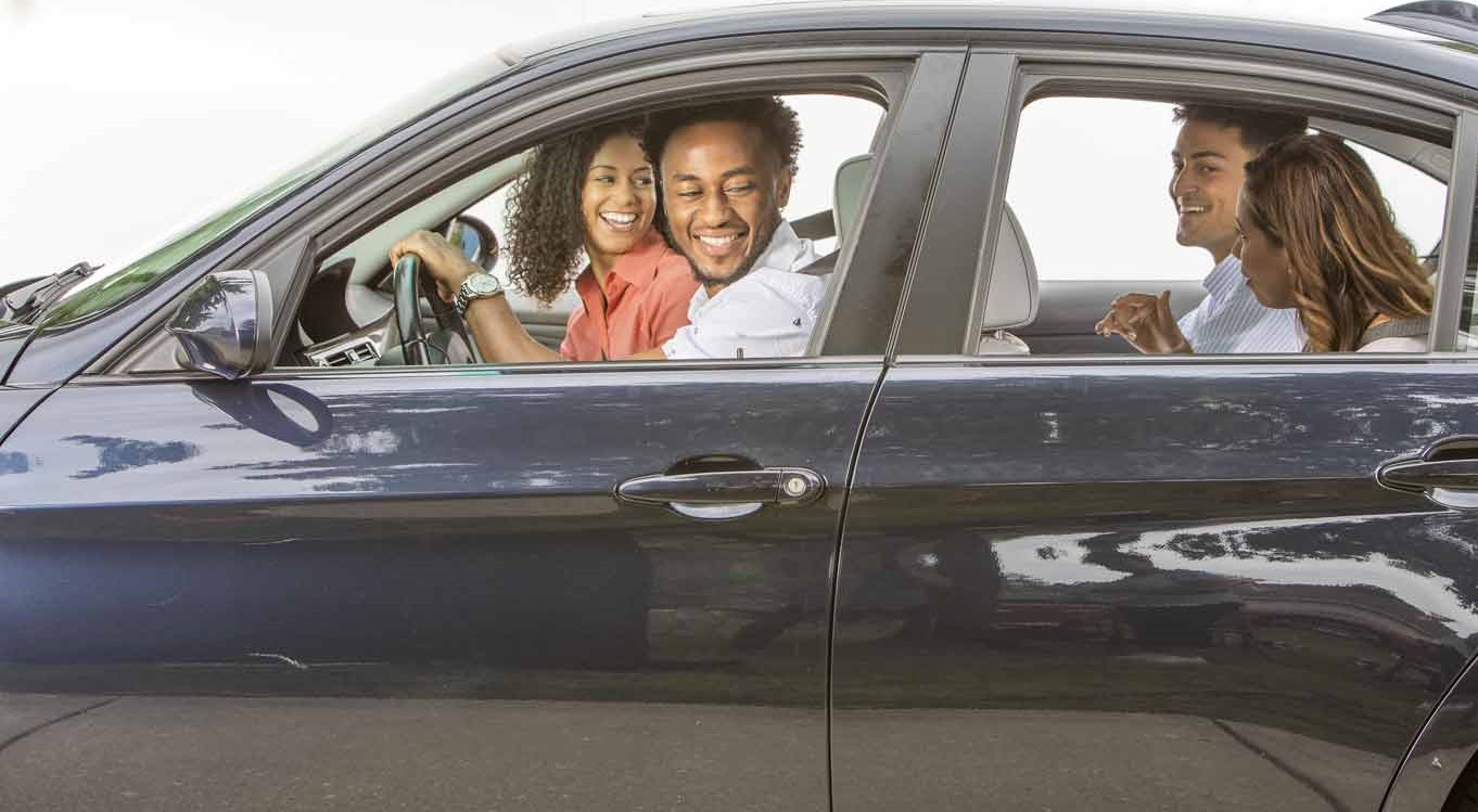 Young Adults in Car