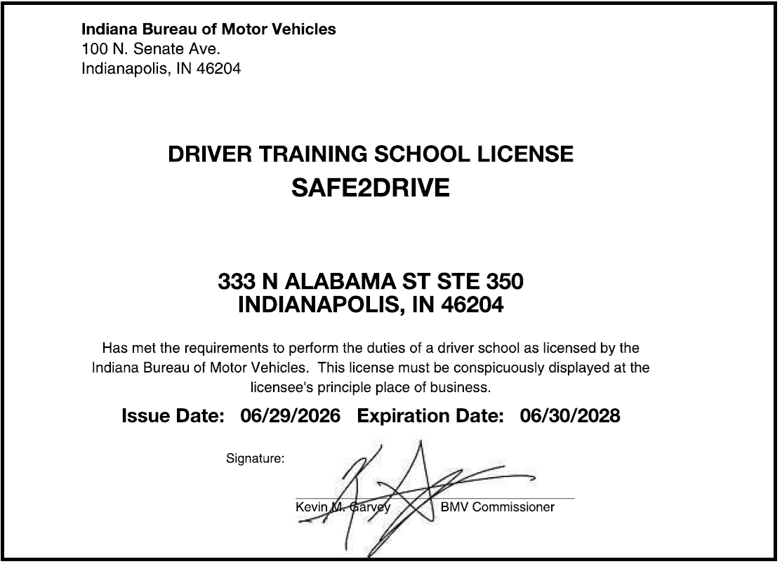 license