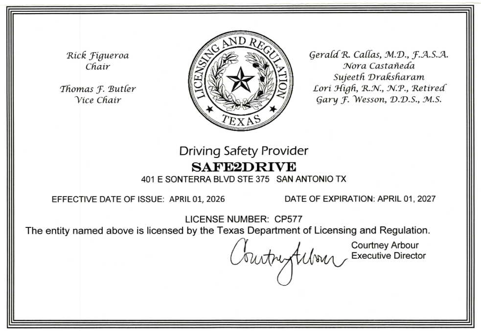 license