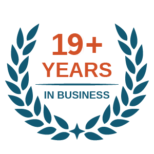 19+ years in business